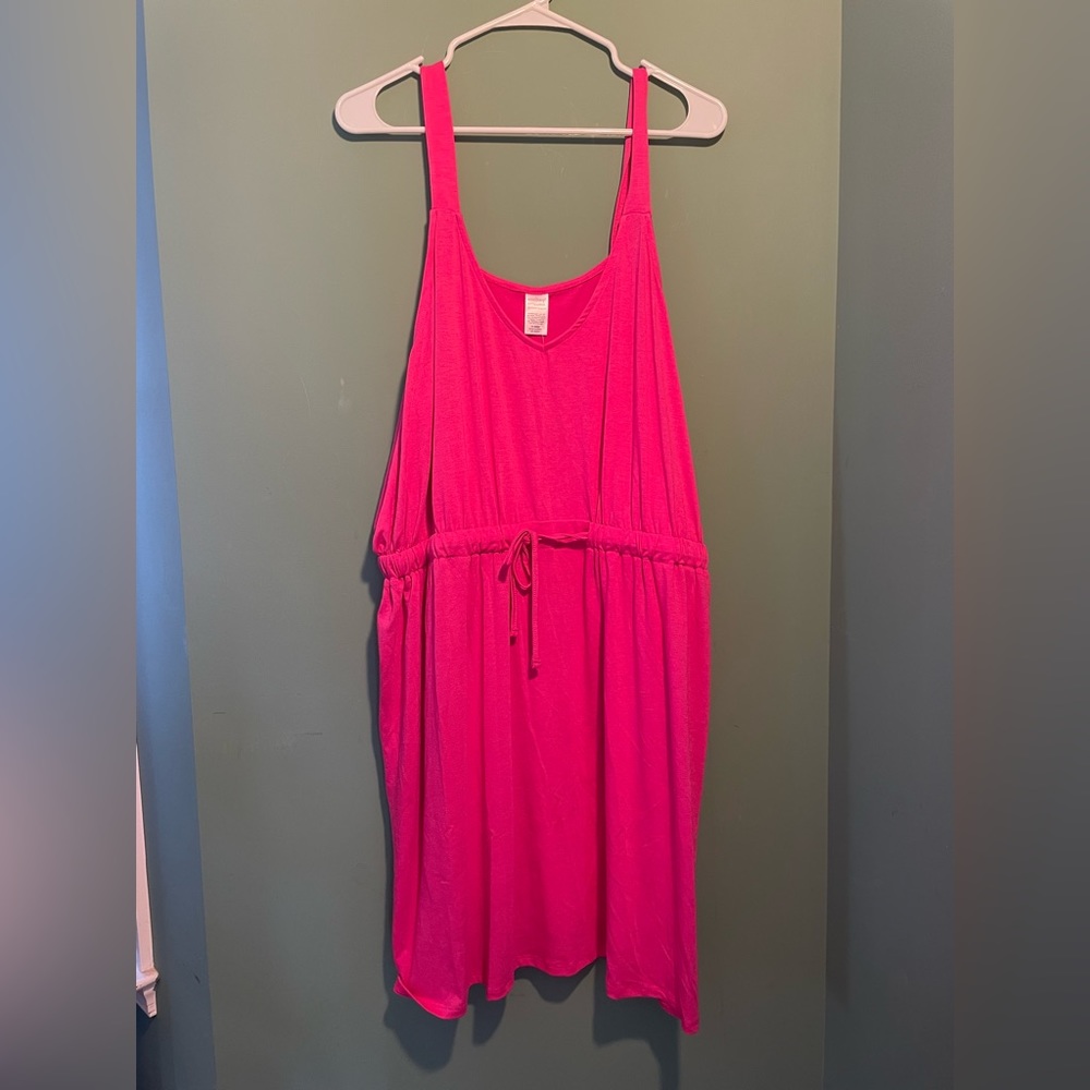- West Loop hot pink sleeveless dress size XL